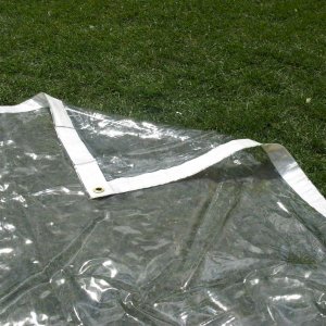 Glass Clear Tarpaulin 320gsm PVC Tarpaulins Waterproof