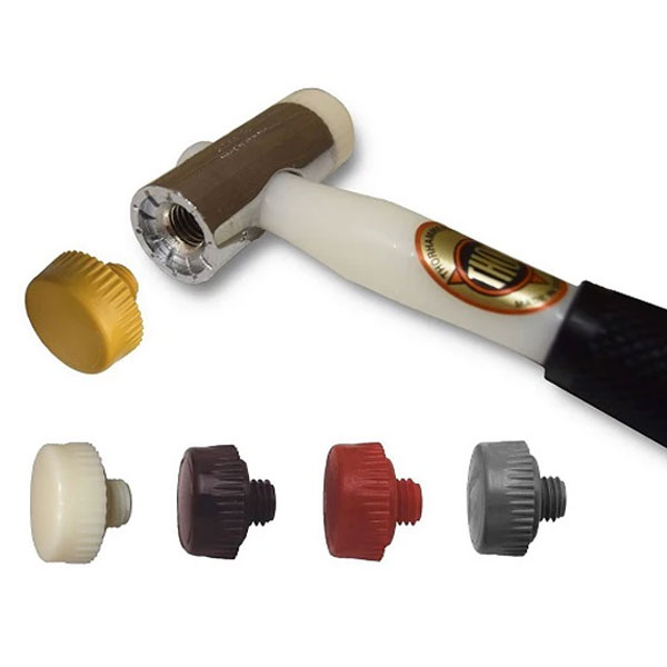 Glazing Hammer with Dual Nylon Faces in Soft & Hard Options