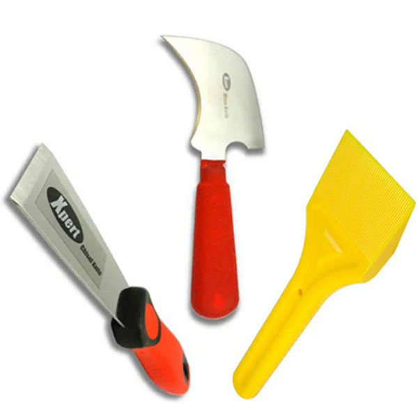 Chisel, Paddle and Half Moon Knife Glazing Kit