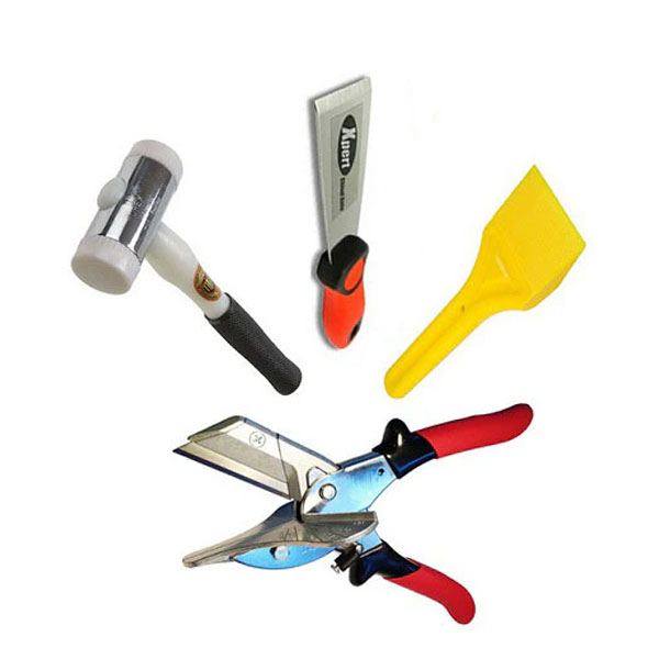 Chisel, Hammer, Gasket Shear and Glazing Paddle Kit