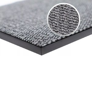 Heavy Duty Grey/Black Non Slip Rubber Barrier Mats Hard Wearing For Indoor & Outdoor