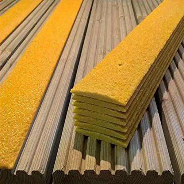 GRP Decking Strip Non-Slip For Walkways Un Drilled - Yellow