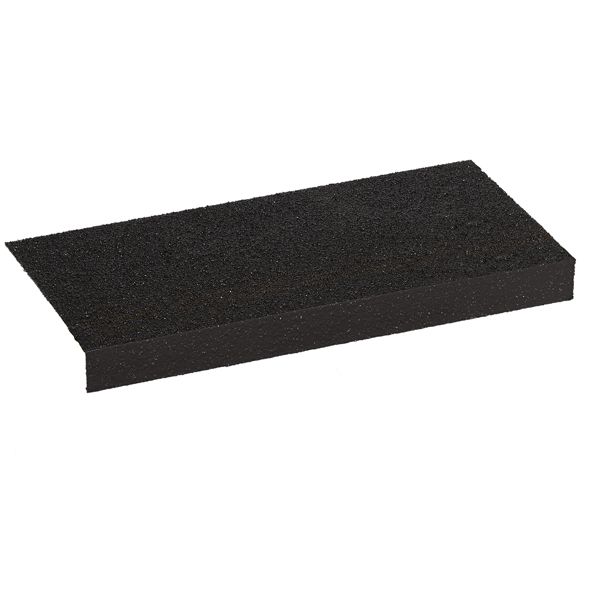 Medium Grit Heavy Duty Stair Tread 55mm x 345mm Non Slip - Black