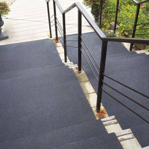 Medium Grit Heavy Duty Stair Tread 55mm x 345mm Non Slip - Black