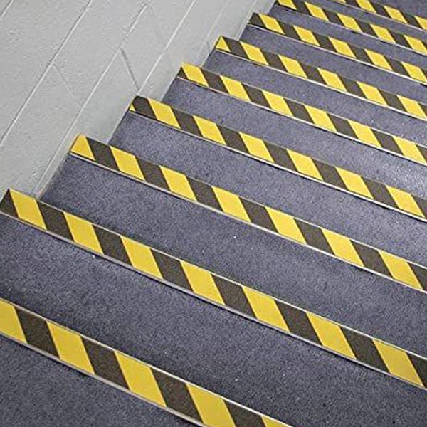 Hazard Tape Black and Yellow Warning Safety Tape, Caution Tape Roll, Adhesive Hazard Floor Marking Tape Heavy Duty Tape