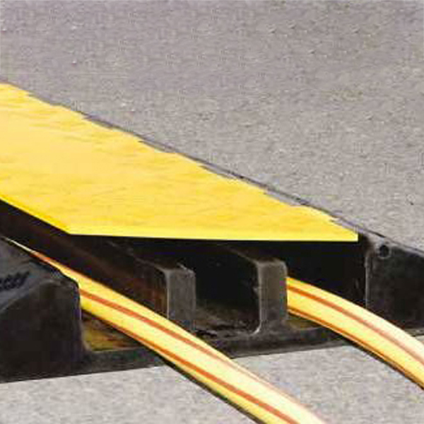 3 Channels Cable Protector Ramp 10 Ton Capacity Heavy Duty