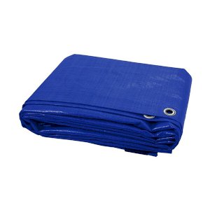  Heavy Duty 60GSM Blue Tarpaulin Regular Waterproof Ground Camping Cover Tarp 