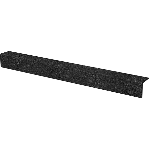 Heavy Duty 70mm x 55mm GRP Stair Nosing Black Cover Non Slip