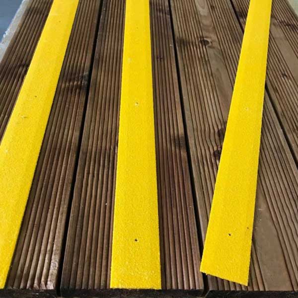 Heavy Duty Anti Slip GRP Decking Strips 50mm Width 