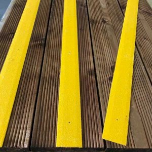 Heavy Duty Anti Slip GRP Decking Strips 50mm Width 