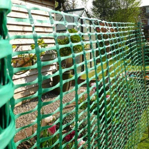 Heavy Duty Garden Fence, High Density Plastic Fencing, Barrier Fencing Mesh