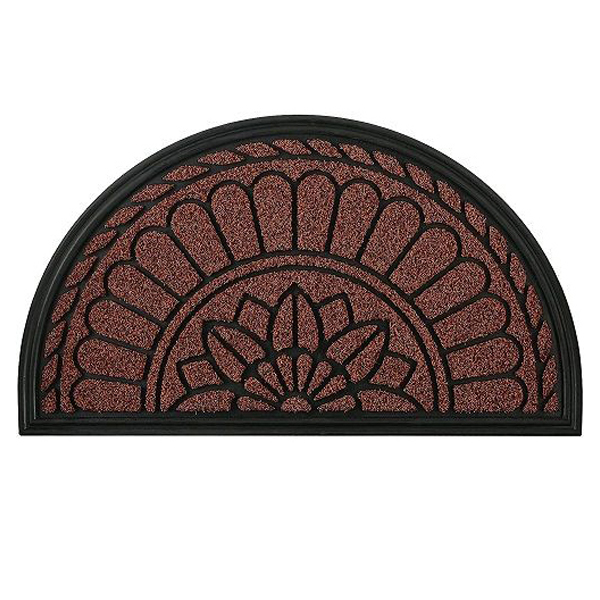 Heavy Duty Maroon Non Slip Front Door Mat For Front Entrance