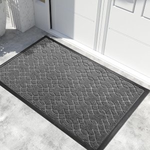 Heavy Duty Water Absorbent Entry Outdoor Rugs Durable Front Non Slip Backing Door Mats 