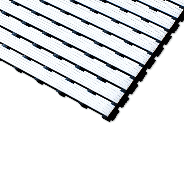 Slip Protect Cross-Ribbed Flexible Duckboard Mat For Comfort and Stability