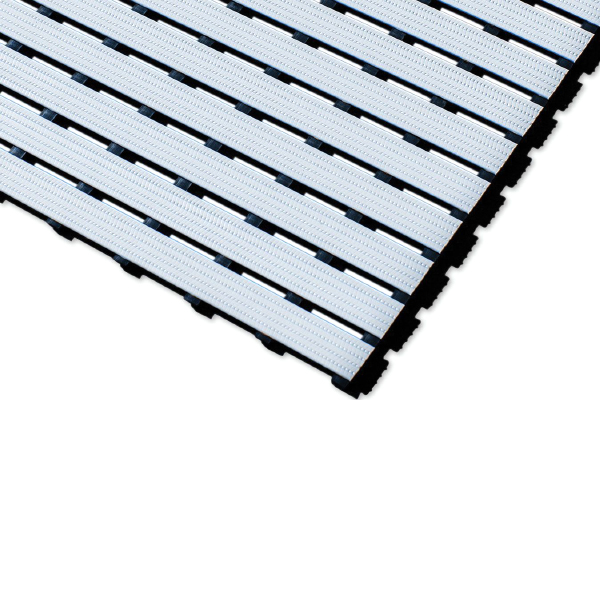 Slip Protect Cross-Ribbed Flexible Duckboard Mat For Comfort and Stability