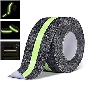 Anti-Slip High Traction Safety Grit Tape Tape Glowing in Dark for Stair Treads 