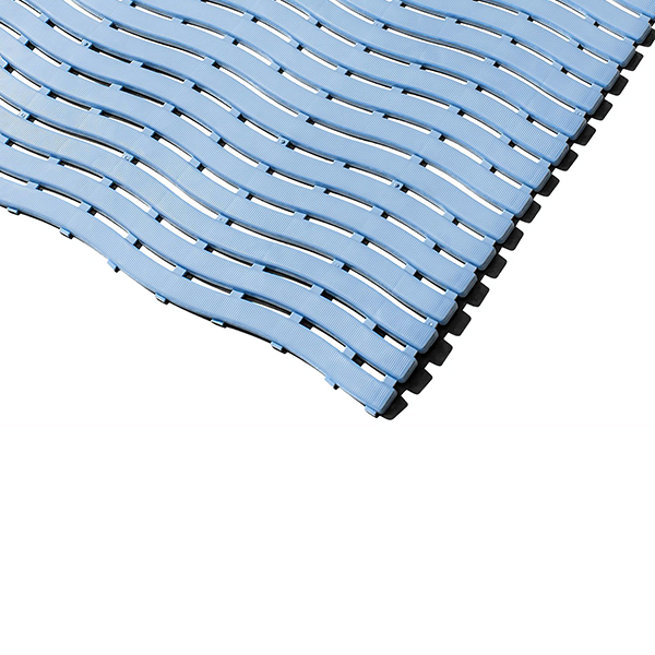 Anti-Slip and Sturdy Open Grove Design Kumfi Step Wet Area Wave Matting