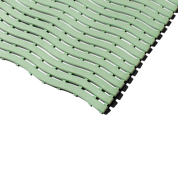 Anti-Slip and Sturdy Open Grove Design Kumfi Step Wet Area Wave Matting