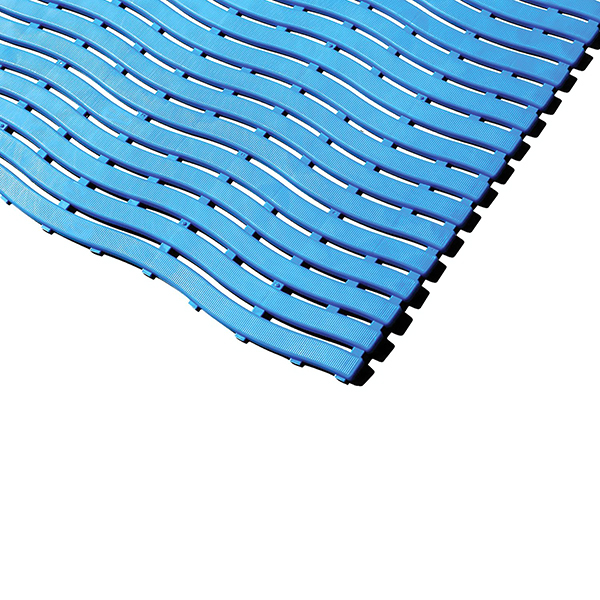 Anti-Slip and Sturdy Open Grove Design Kumfi Step Wet Area Wave Matting