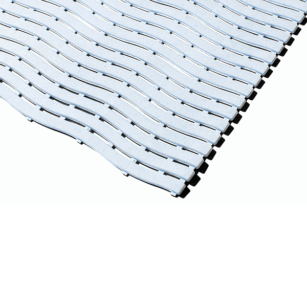 Anti-Slip and Sturdy Open Grove Design Kumfi Step Wet Area Wave Matting