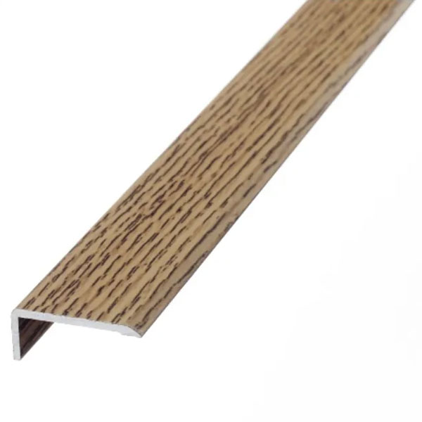 25mm L or Edge Nosing Stick Down Threshold Door Bars Profile Edge Strip For Laminate, Vinyl & Tile 