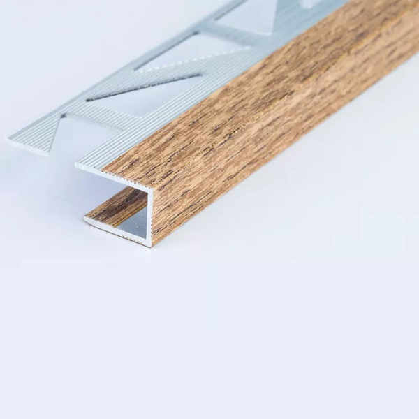 Aluminium Square Edge Strip Floor Edge Laminate Profile Trims Threshold Door Stops