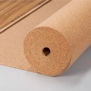 Large Natural Cork Underlay Roll For Wooden Floors And Panels