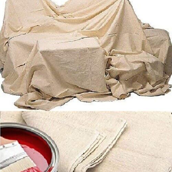 Heavy Duty Dust Sheet Cotton Twill Professional Dust Sheet - Large 