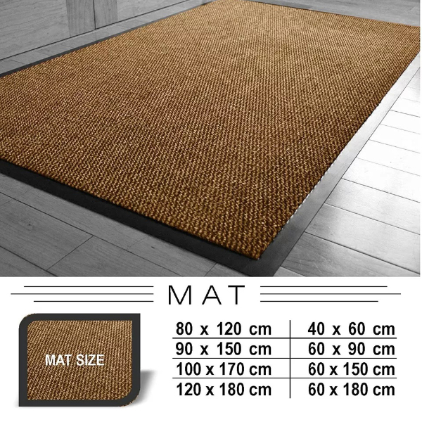 Anti Slip Heavy Duty Rubber Barrier Mat Rugs For Indoor & Outdoor