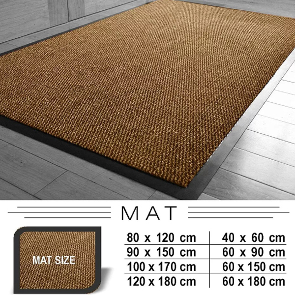 Entrance Mats / Anti Slip Heavy Duty Rubber Barrier Mat Rugs For Indoor ...