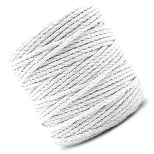 Macrame Cord Premium 3 Strand Twisted Cotton Macrame Rope Cotton Twine String