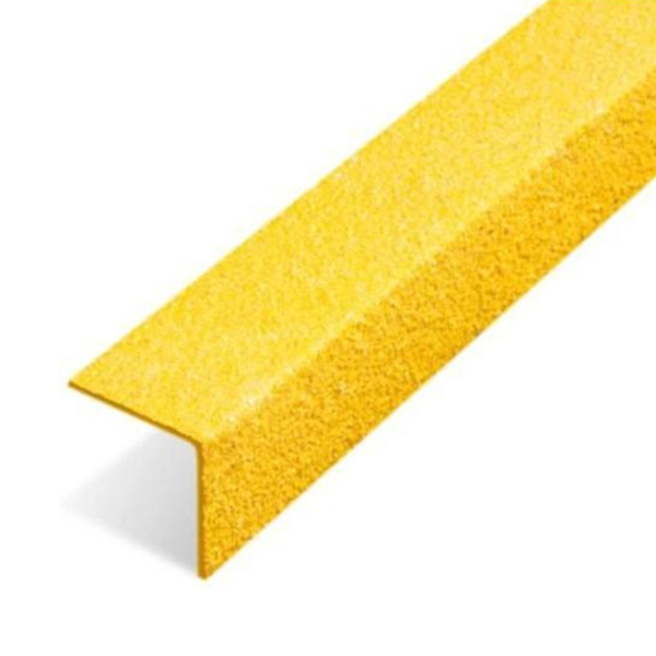 Medium Grit Stair Nosing Cover 55mm x 55mm Anti-Slip Stripe