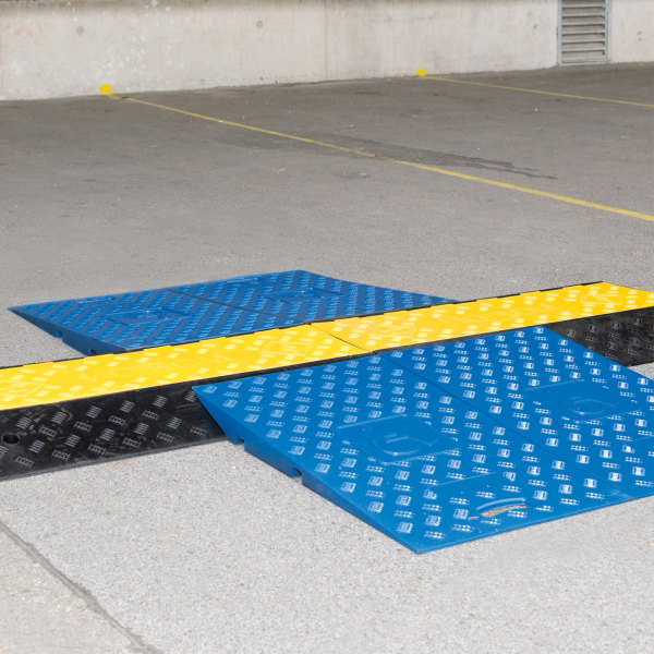 Mobility Wheelchair Ramp with Embedded Cable Protection - Pack of 2