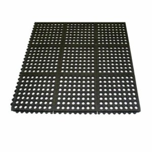 Modular Anti-Fatigue Ring Wash Connectable Rack Rubber Floor Mat 100% Nitrile