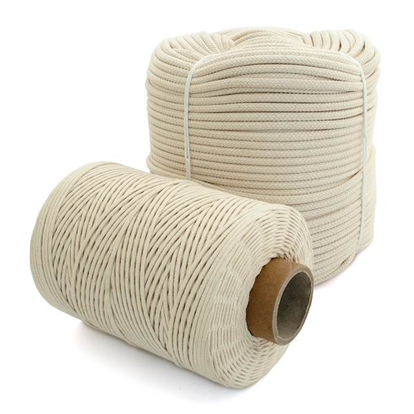 Natural Cotton Rope Sash Cord Twine Washing Clothes Ropes