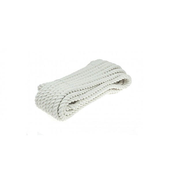 5m Long Natural Cotton 3 Strand Rope Sash Cord White Twine Washing Clothes Natural Ropes