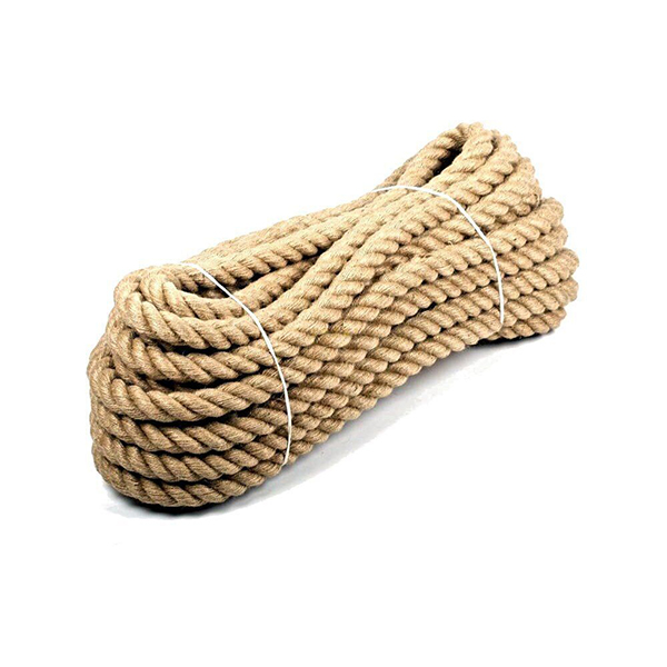 5m Long Natural Jute Rope Twisted Braided Decking Garden Boating Sash 