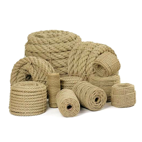 10m Long Natural Jute Rope Twisted Braided Decking Garden Boating Sash 