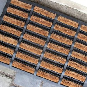 Coir with Rubber Backing Matting Machine Washable Super Absorbent & Non-slip Doormats Large