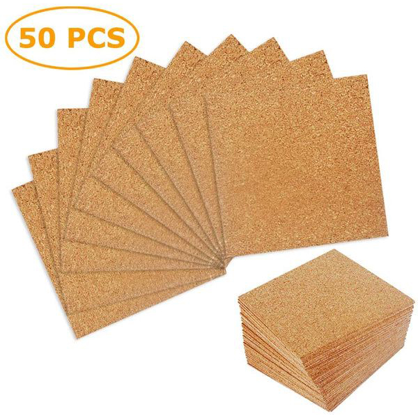 Coaster Cork Sheet Non Adhesive (Pack Of 38 Sheets)