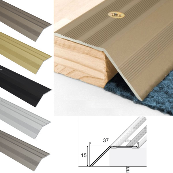 Non Slip Aluminium Door Floor Trim Carpet Thresholds Ramp