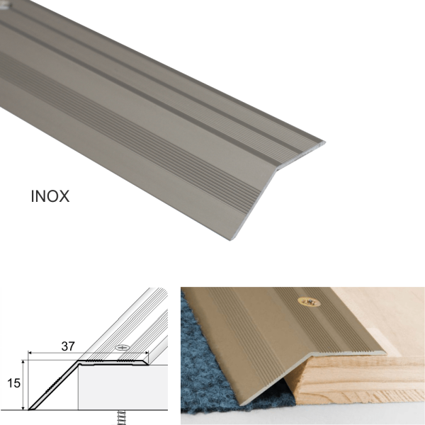 Non Slip Aluminium Door Floor Trim Carpet Thresholds Ramp