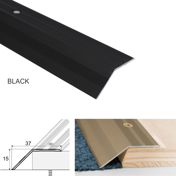 Non Slip Aluminium Door Floor Trim Carpet Thresholds Ramp