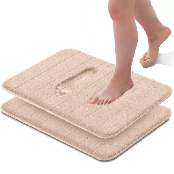 Non Slip Extra Water Absorbent Ultra Soft Memory Foam Bathroom Mats