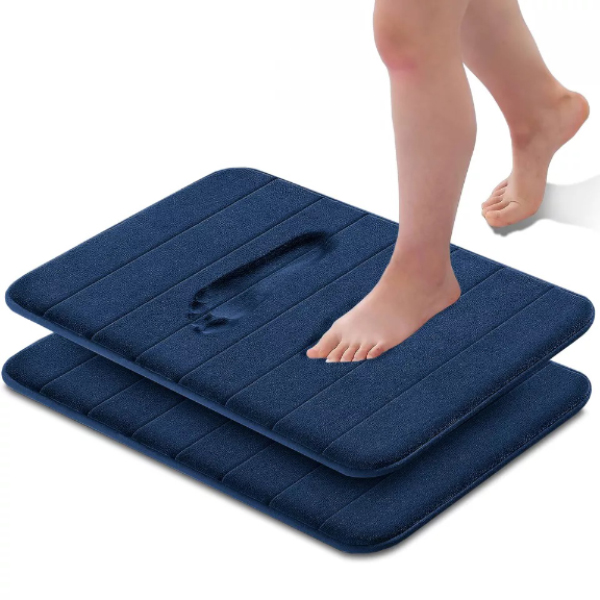 Non Slip Extra Water Absorbent Ultra Soft Memory Foam Bathroom Mats