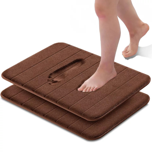 Non Slip Extra Water Absorbent Ultra Soft Memory Foam Bathroom Mats