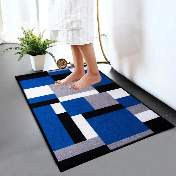 Non Slip Water Absorbent Bathroom Rug Moisture Proof Bath Mat