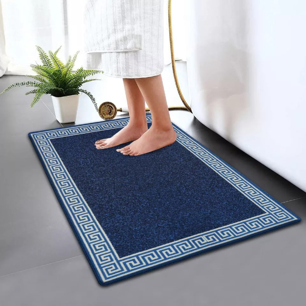 Non Slip Water Absorbent Bathroom Rug Moisture Proof Bath Mat