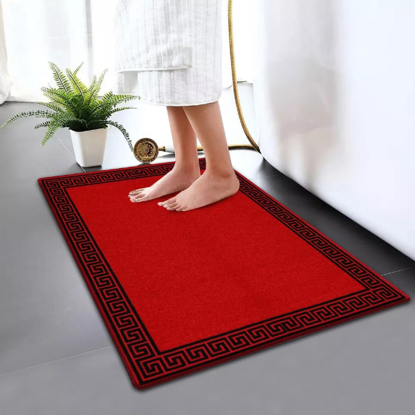 Non Slip Water Absorbent Bathroom Rug Moisture Proof Bath Mat