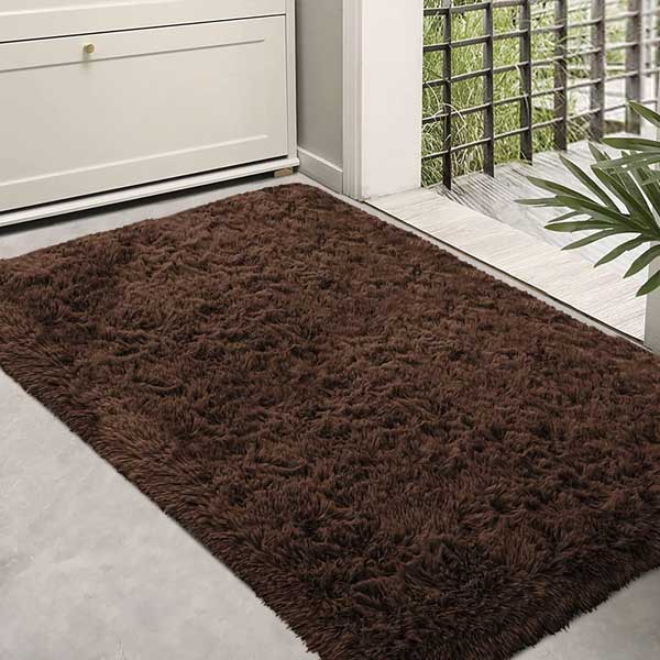 Non Slip Dirt Trapper Washable Fluffy Barrier Mats Entrance Rug 